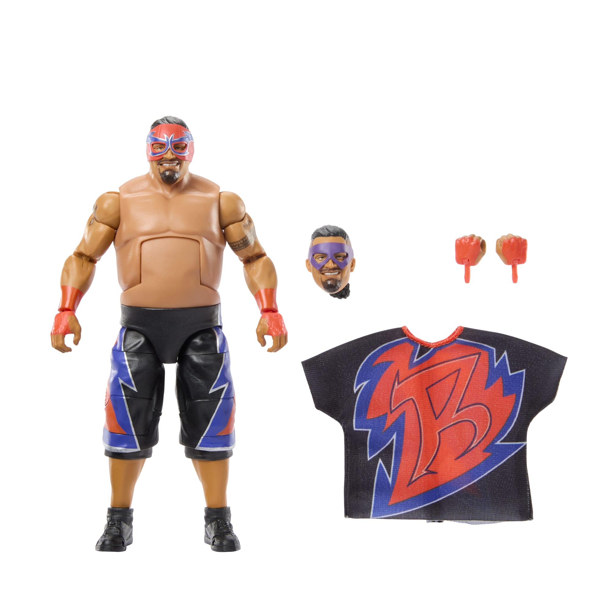 WWE Elite Legends Rosey Action Figure & Accessories, Series 26 Collectible Set, 6-inch