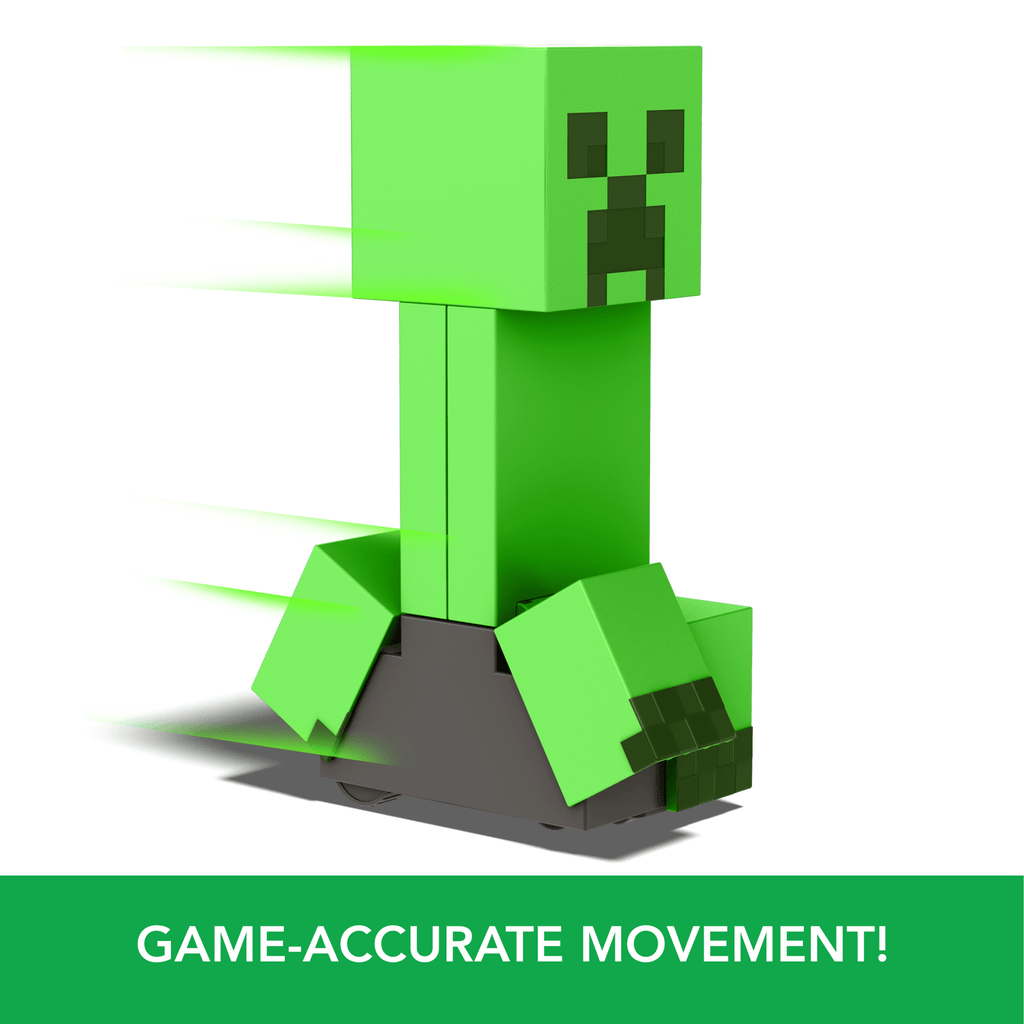 Minecraft Exploding RC Creeper, Lights & Sounds, 10 Explosion Particles & Dlc Code