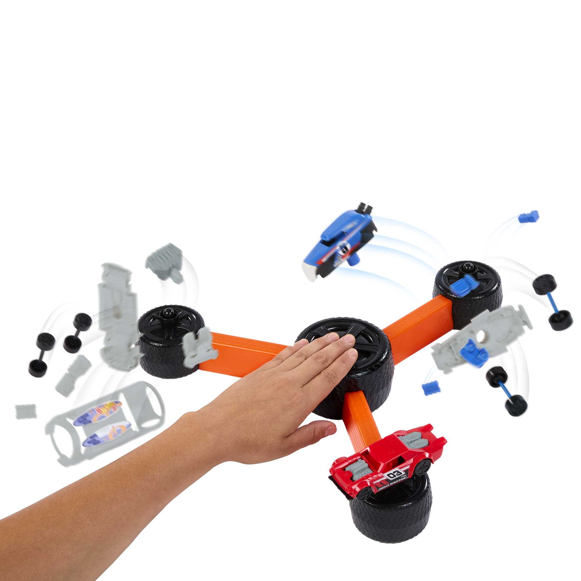 Hot Wheels Jeux Pour enfants Build ‘N Slam | Jeu de Véhicules