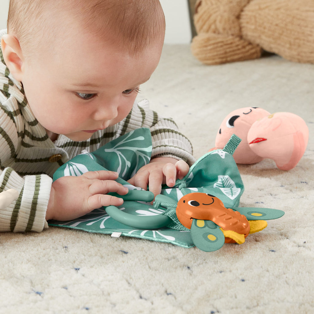 Fisher Price  Coffret-Cadeau Le Monde des Sens, 4Jouets Sensoriels