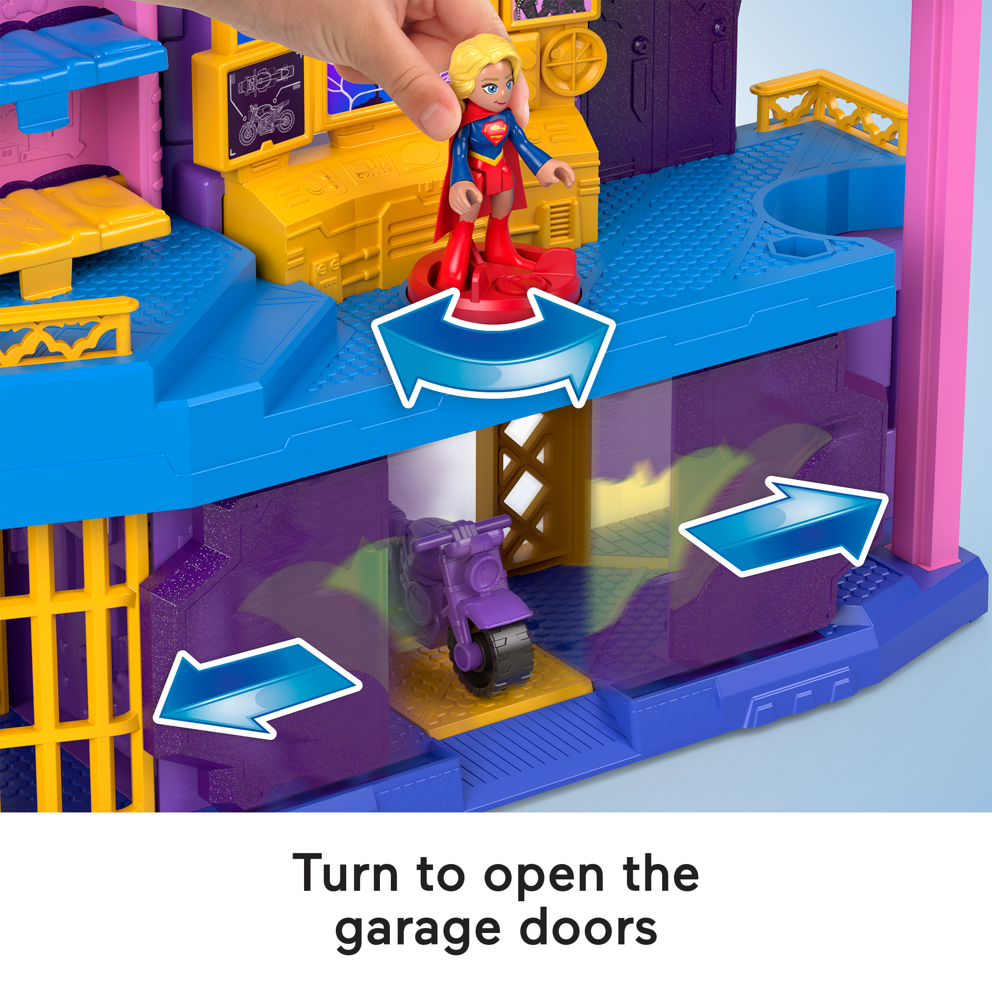 Imaginext DC Super Friends Batgirl Hero Hideout Playset With 2 Figures & 5 Play Pieces