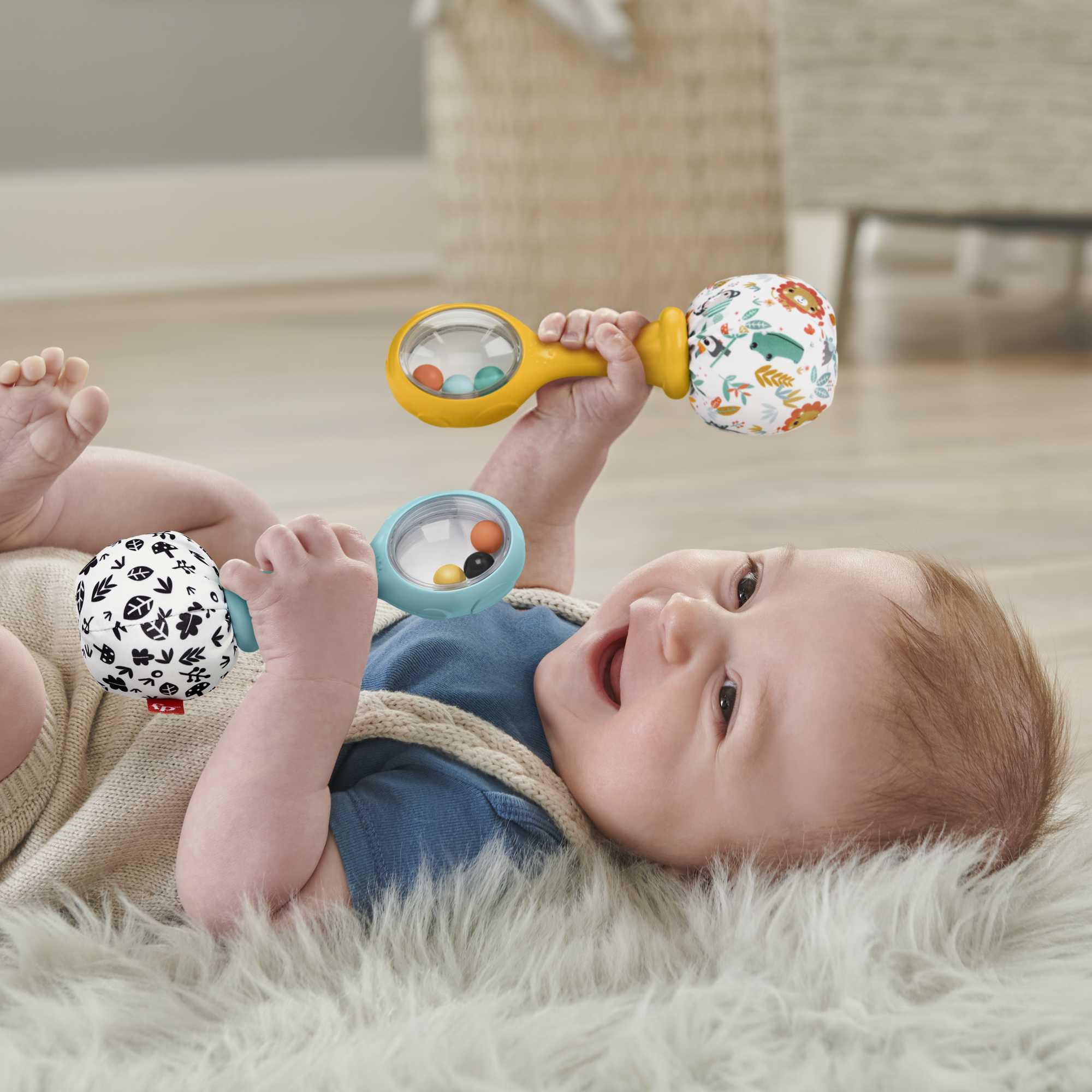 Fisher-Price  Mes Premières Maracas, ens. de 2, Contraste Élevé