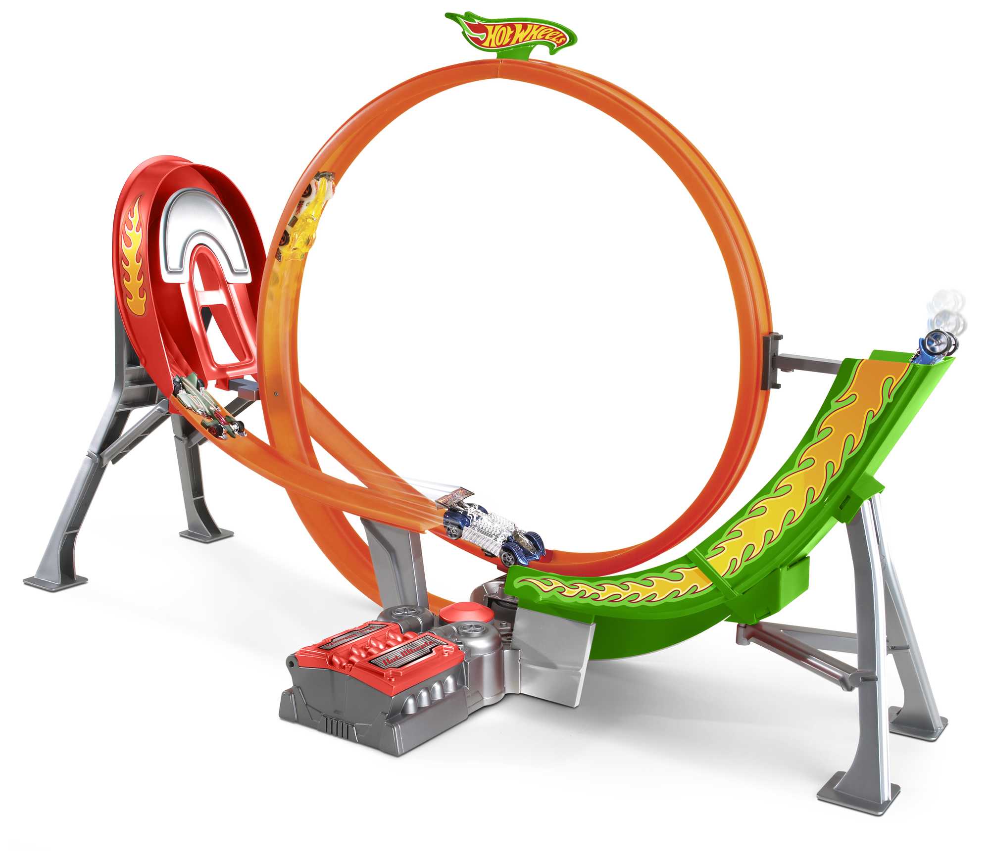 Hot Wheels®  Coffre Piste de Course Motorisée