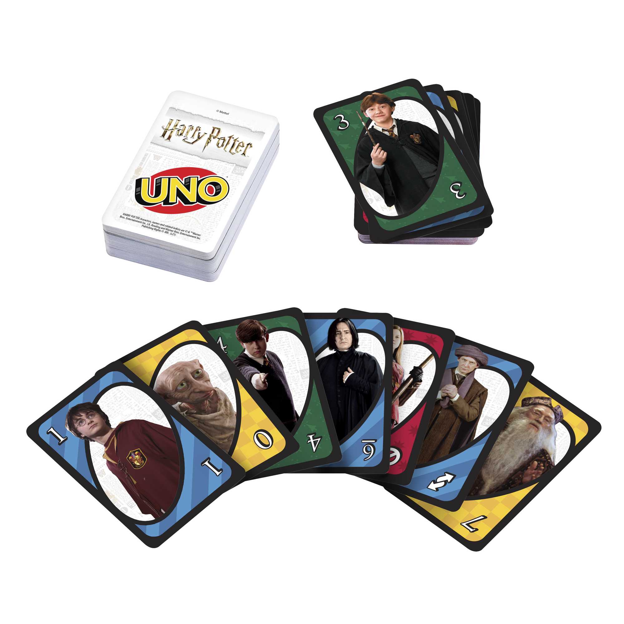 UNO Juego de Cartas Harry Potter Metálico