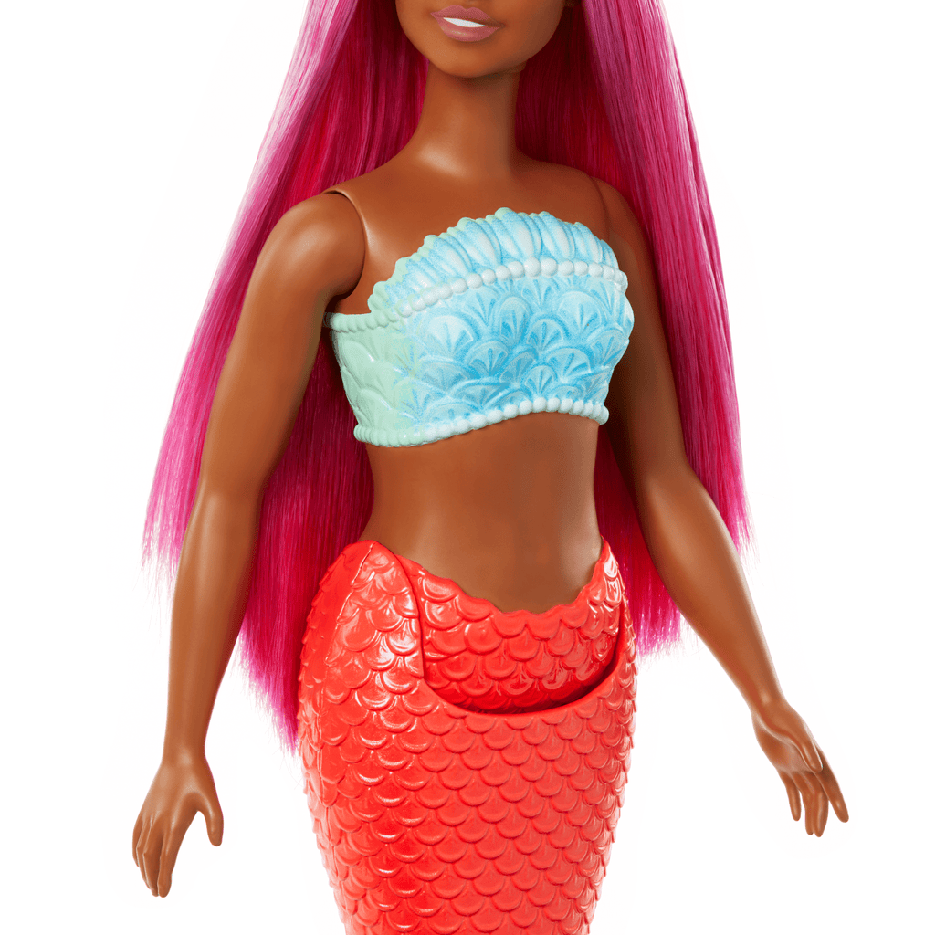Barbie Mermaid Dolls With Colorful Hair, Tails And Headband Accessories