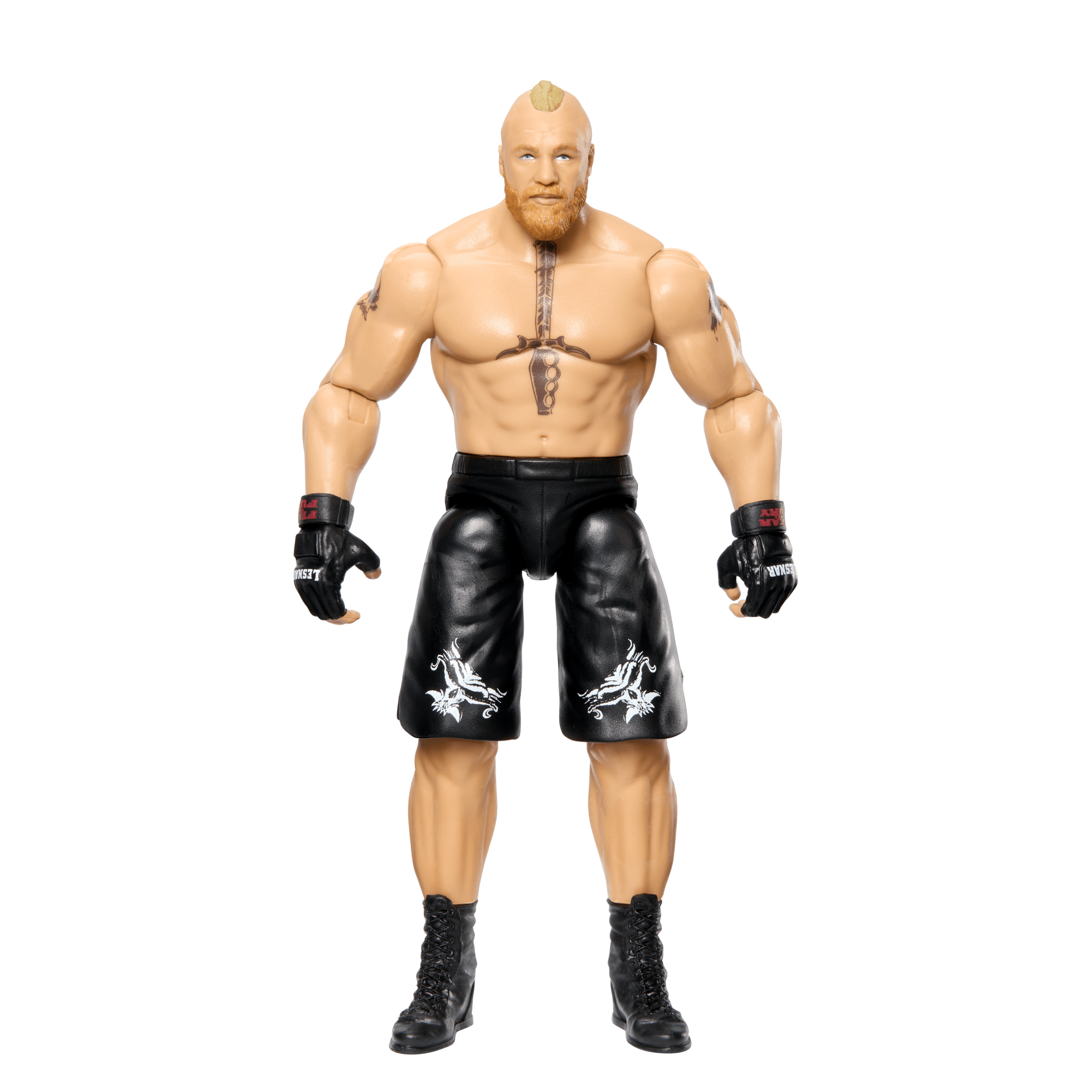 WWE Brock Lesnar Action Figure, 6-inch Collectible Superstar With Articulation & Life-Like Look