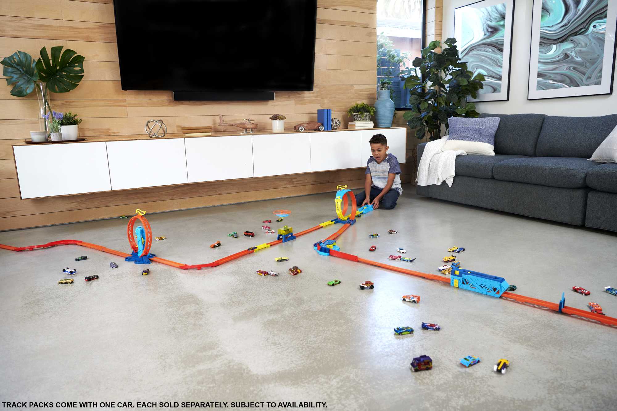 Hot Wheels Track Builder Unlimited Split Loop Pack